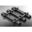 AusRail - Sleepers - Black (24 per pack) - G Scale
