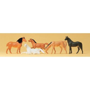 Preiser - 14150 Horses - HO Scale