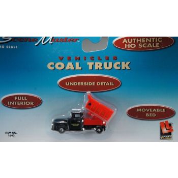 Life-Like - 1642 SceneMaster Coal Truck - HO Scale