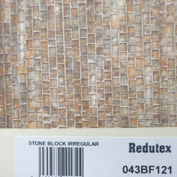 Redutex - 043BF121 Stone Block Irregular Ochre - O Scale