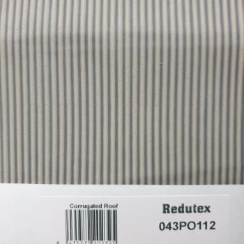 Redutex - 043PO112 Corrugated Tin Roof Grey - O Scale