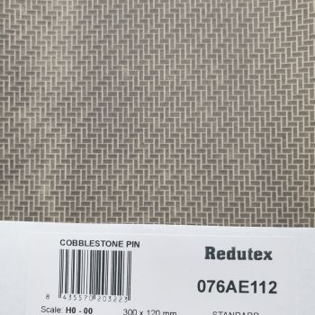 Redutex - 076AE112 Cobblestone Pin Dark Grey - OO Scale