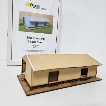 Ozrail Model Trains Pty Ltd  - OZRALC25 SAR Standard Goods Shed - N Scale