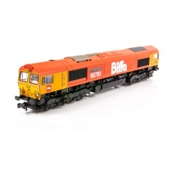 Graham Farish - 371-399 Class 66 783 'The Flying Dustman' GBRF Biffa Red - N Scale