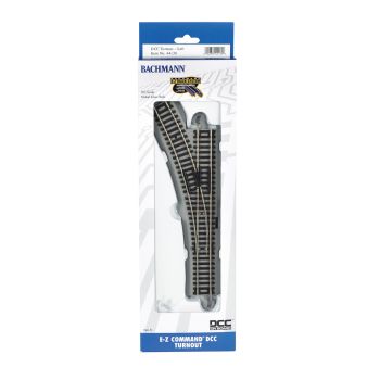 Bachmann - 44130 E-Z Command® DCC Turnout - Left - HO Scale