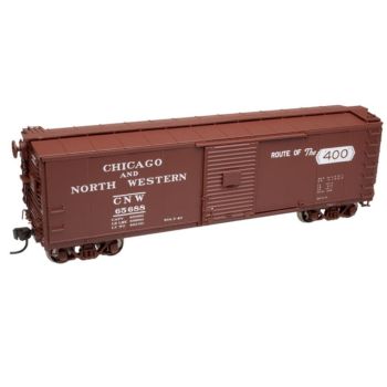 Atlas - 6415-1 Chicago and North Western USRA Steel Rebuilt Box Car #65110 - HO Scale