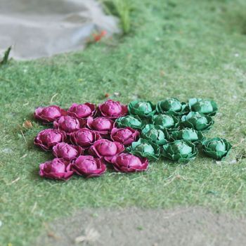 All Scale Scenics - 70109 Cabbages - Purple & Green - HO Scale