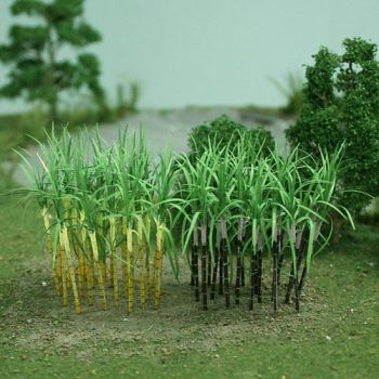 All Scale Scenics - 70127 Sugarcane Plants - Purple & Yellow - HO Scale