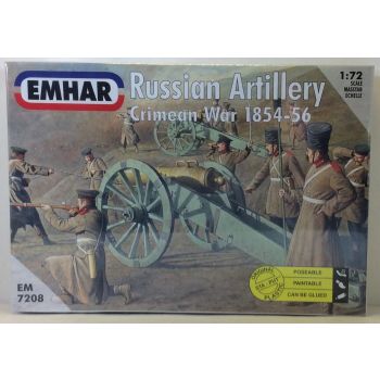 EMHAR - 7208 Russian Artillery Crimean War 1854-56 Model Figures kit - 1:72 Scale
