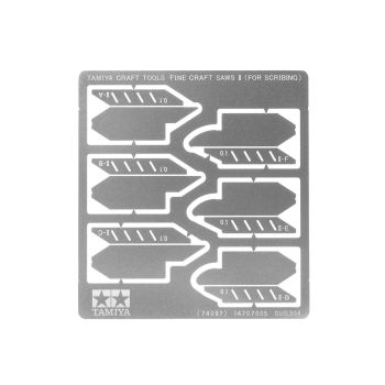 Tamiya - 74097 Scribing Fine Craft Saws II Set