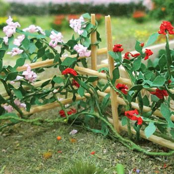 All Scale Scenics - 70015 Climbing Roses - HO Scale