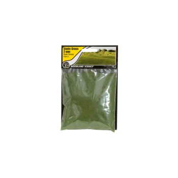 Woodland Scenics - FS613 Static Grass Dark Green 2mm