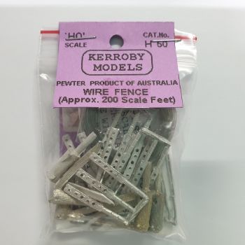 Kerroby Pewter Models - H50 Wire Fence - HO Scale