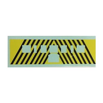 Signs of All Kinds - SOAK154 SAR 75 Class Brill Railcar - Front Safety Stripes Decals