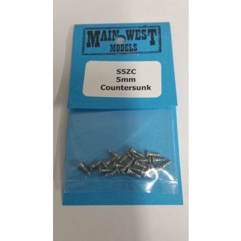 Main West Models 5mm Countersunk Screws
