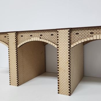 Ozrail Model Trains Pty Ltd  - OZRALC26 Double Viaduct Lasercut Kit  - HO Scale