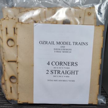 Ozrail Model Trains Pty Ltd - OZRALC09 - T-Trak Complete Set - N Scale 