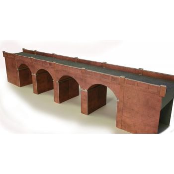 Metcalfe - PO240 Red Brick Viaduct Kit - OO/HO Scale