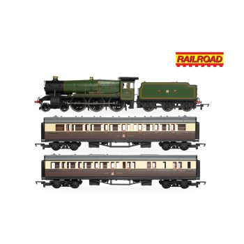 Hornby - R30376 RailRoad: GWR - Class 1000 'County of Merioneth' - Train Pack - OO Scale