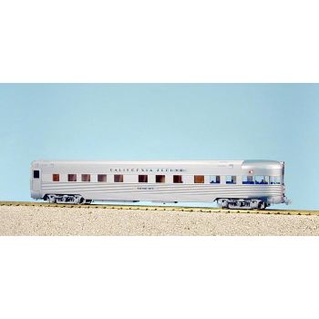 USA Trains - 31010 California Zephyr Observation Car - Stainless Steel -  G Scale