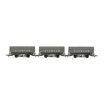 Hornby - R60254 Stanton Ironworks - 20T Coke Hopper Wagon - Triple Pack - Era 3 - OO Scale