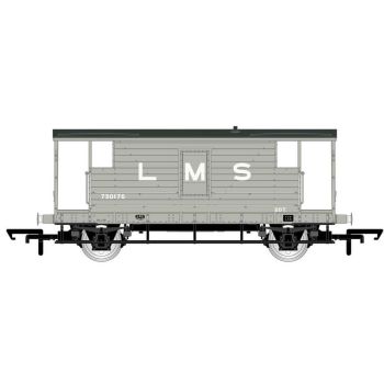 Hornby - R6907A - LMS 20T brake Van No. 730132 - OO Gauge 