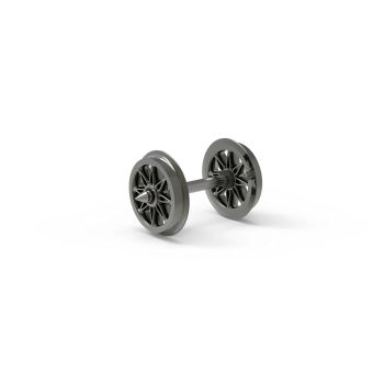 Hornby - R8100 12.6mm Split Spoked Wheels - OO Scale