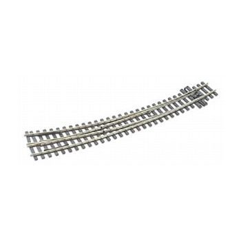 Peco - SL-E1486 Right Hand Curved Turnout - Code 75 - Electrofrog - HOm Scale