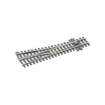 Peco-SLE1496 Medium Radius - Left Hand Turnout - Code 75 - HOm Scale