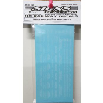 Signs of All Kinds - 165 Decals       