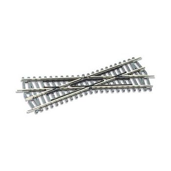 Peco - ST-250 Medium Crossing 22 1/2 Degree Angle - Code 100 - Insulfrog - OO Scale