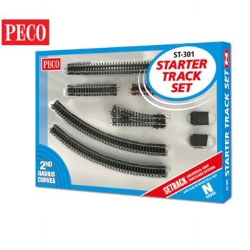 Peco - ST-301 Starter Track Set 2nd Radius - N Scale