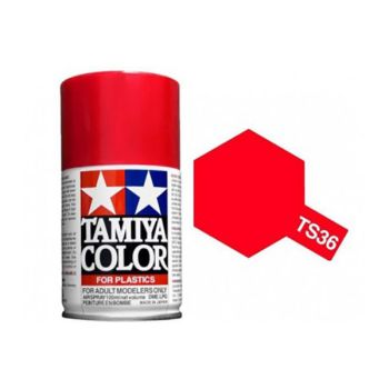 Tamiya - TS36 - Coloured Spray Paint - Fluorescent Red 