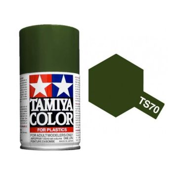 Tamiya - TS70 - Coloured Spray Paint - Olive Drab 