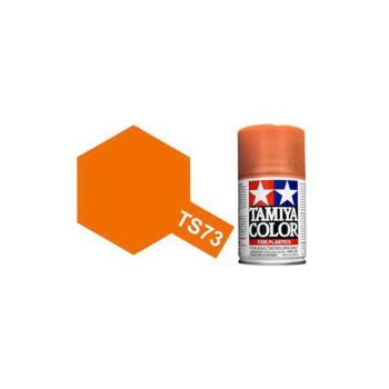 Tamiya - TS73 - Coloured Spray Paint - Clear Orange 