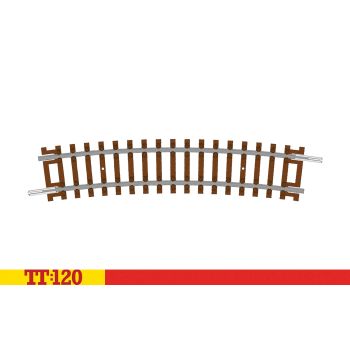 Hornby - TT8017 Half Curve - 4th Radius 15° 396mm - TT Scale