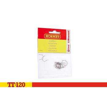 Hornby - TT8035 DCC Track Turnout Clip (Pack 20) - TT Scale
