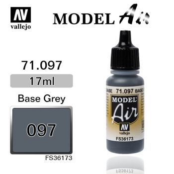 Vallejo Model Air 17ml - Base Gray Primer