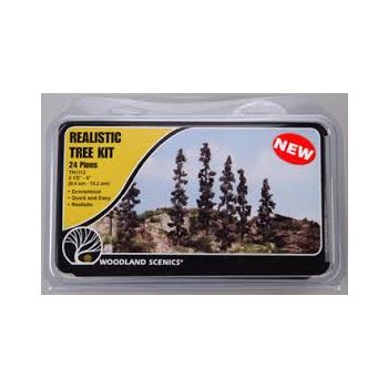 Woodland Scenics - Realistic Tree Kit - 24 Pines