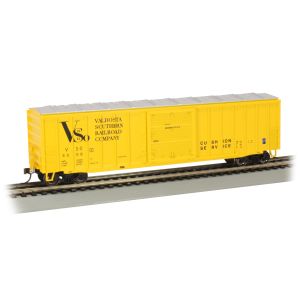 Bachmann - 14909 50' Outside Braced Box Car with Flashing End of Train Device - Valdosta Southern #6006 - HO Scale