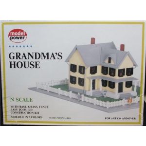 Model Power - 1556 Grandma's House Construction Kit - N Scale
