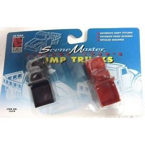 Life-Like - 1654 SceneMaster Dump Trucks - HO Scale