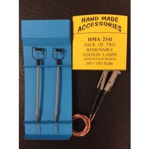 Hand Made Accessories - HMA2141 Removable Station Lamps X 2 - HO / OO Scale