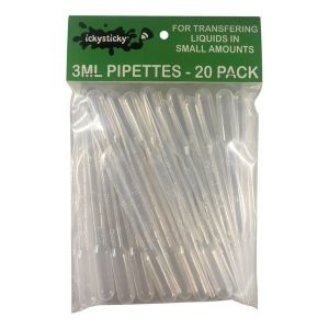 Ickysticky - 560310 Pipettes 3ml - 20 Pack