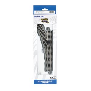 Bachmann - 44130 E-Z Command® DCC Turnout - Left - HO Scale