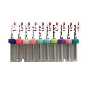 Ickysticky - 550116 Tungsten Micro Drill Bit Set 1.1-2.0mm - 10 piece