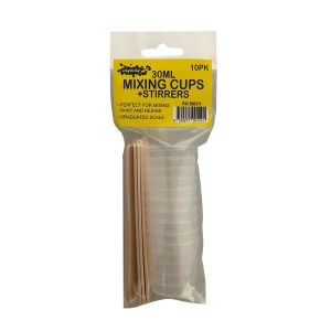 Ickysticky - 560311 Mixing Cups and Stirrers - 10 Pack