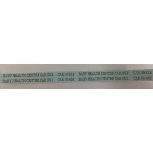 Ozrail Model Trains Pty Ltd - 0002 Baby Health Centre Decals - Gold