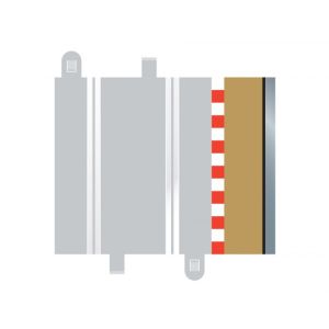 Scalextric - 8223 Track - Half Straight Borders