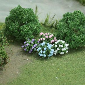 All Scale Scenics - 70043 Hydrangea - Blue, White, Pink, Purple - HO Scale